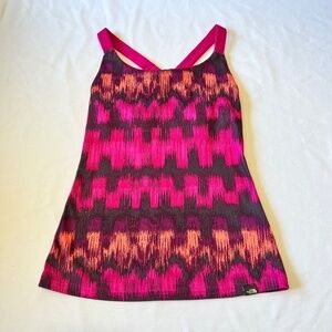 The North Face athletic tank top with self bra